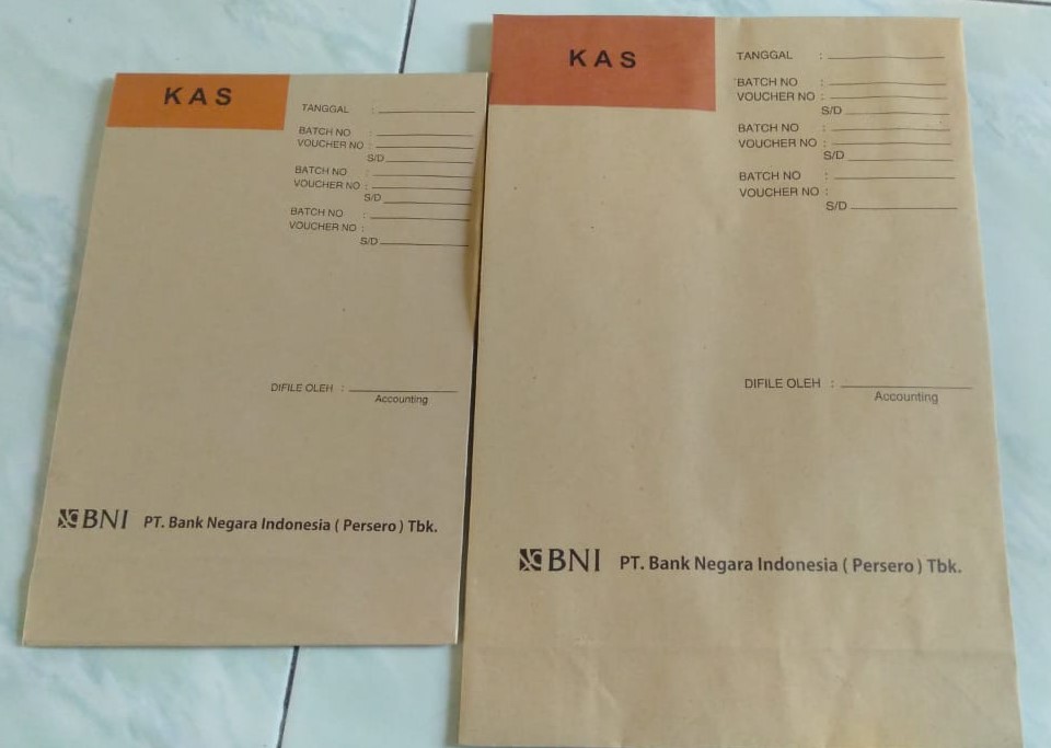 Jual Order BNI Sidoarjo Amplop Voucher Pemindahan 20 Pack PaDi UMKM