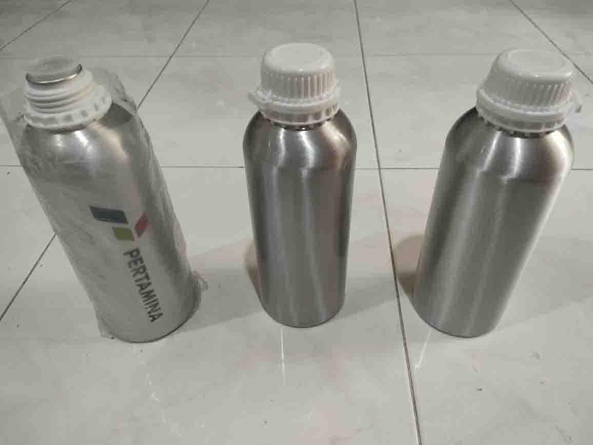 Jual BOTTLE SAMPLE BOTOL SAMPEL ALUMINIUM 1 LITER PaDi UMKM