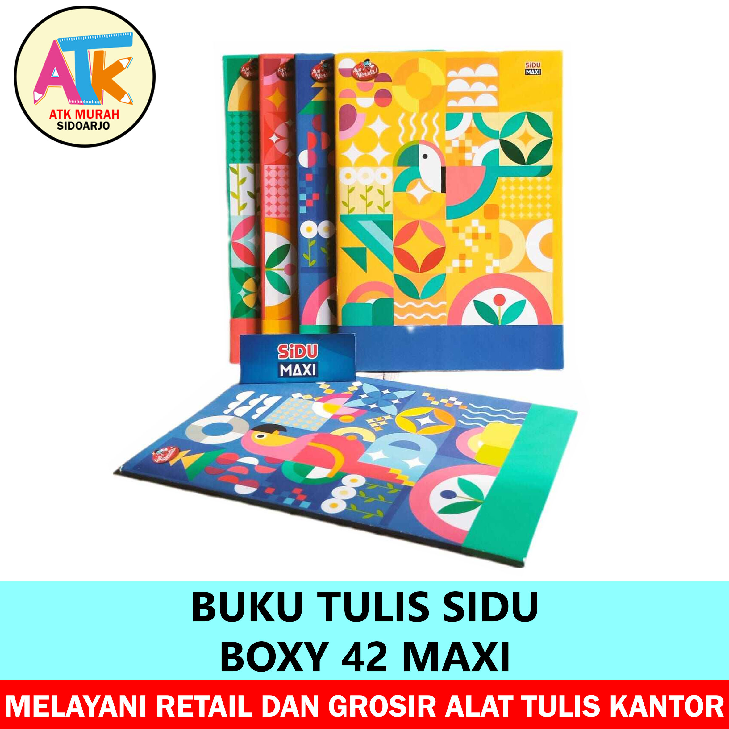 Jual BUKU TULIS SIDU BOXY 42 MAXI PaDi UMKM