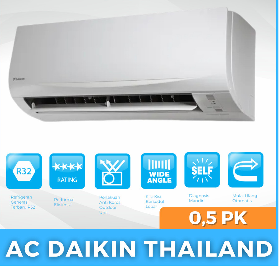 Jual Ac Daikin Pk Thailand Padi Umkm