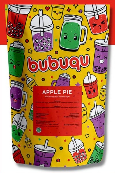 Jual Apple Pie Powder Drink Bubuqu 1 Kg Minuman Bubuk Pai Apel