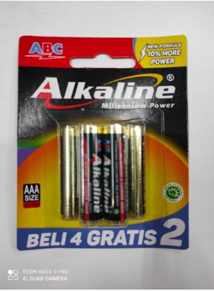 Jual Baterai Abc Alkaline Aaa Isi Padi Umkm