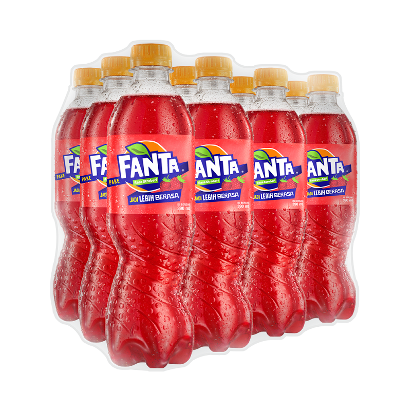 Jual Fanta Strawberry Botol Plastik Ml X Pcs Padi Umkm