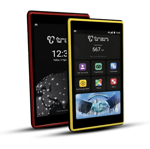 Jual Modem TREN GT1 Paket Global untuk 1 Tahun + Asuransi 1 Tahun