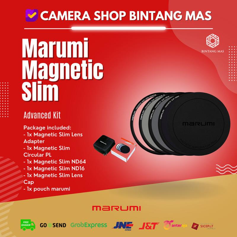 Jual Marumi Magnetic Slim Advanced Kit 77mm for Lens Filter Camera