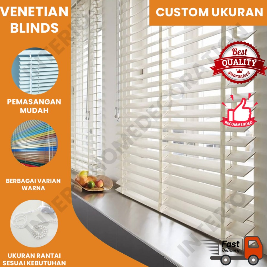 Jual Wind Screen/Venetian Blind/Kerai Aluminium/Tirai Gulung/Roller