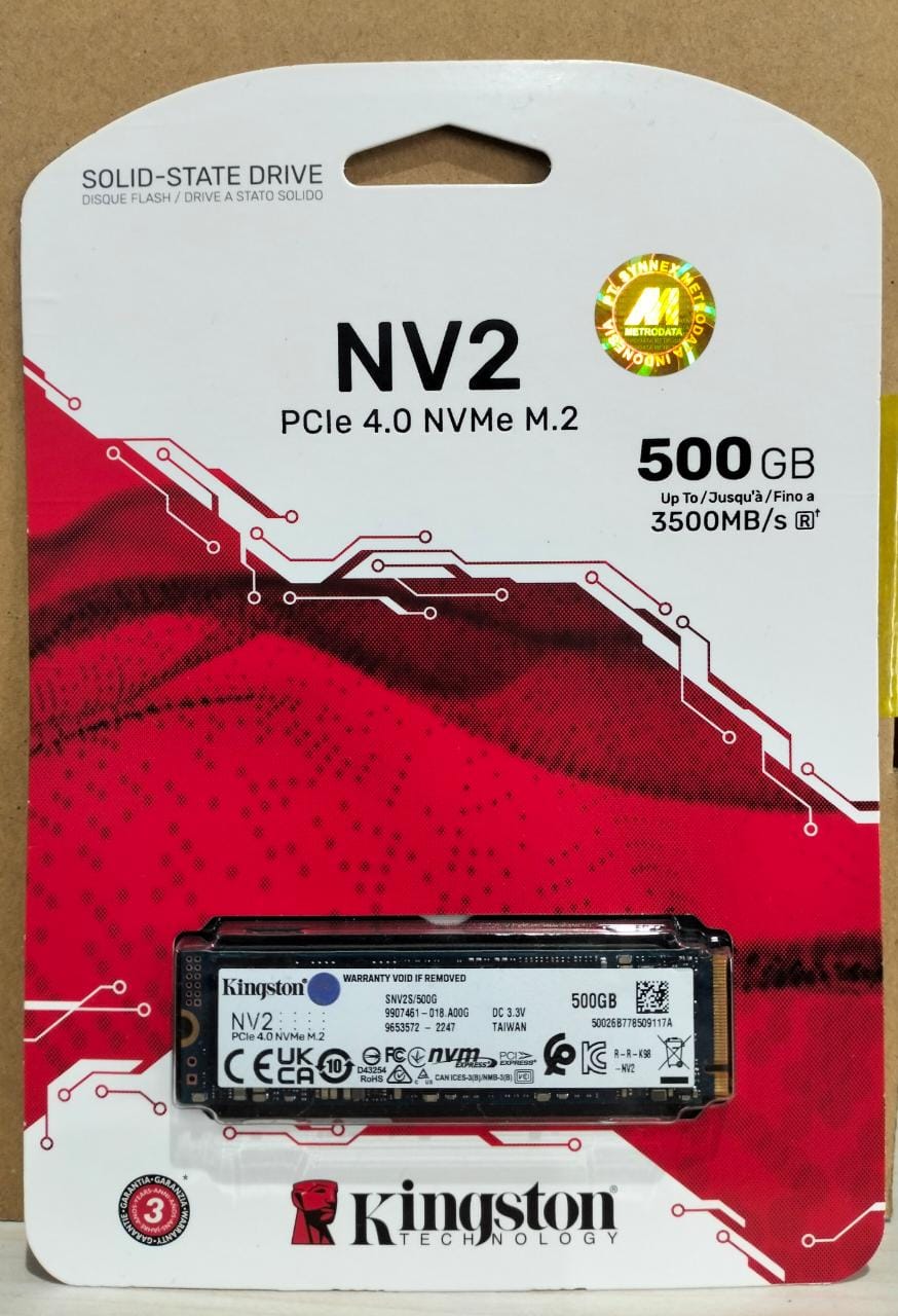 Jual Kingston SSD M2 NVMe 500GB | PaDi UMKM