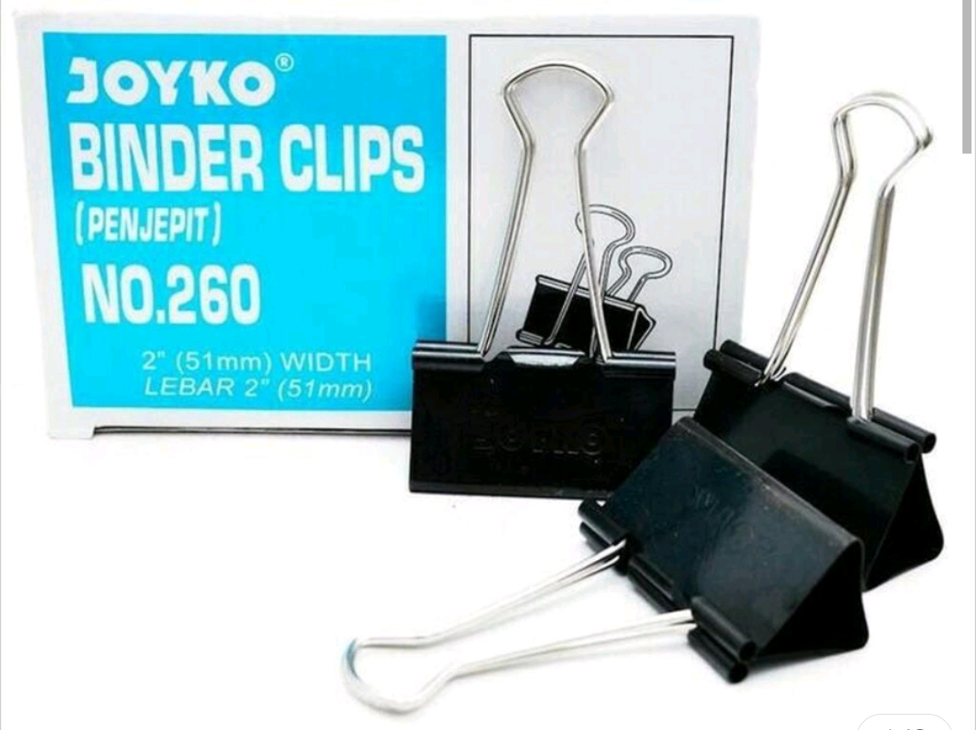 Jual BINDER CLIPS NO. 260 JOYKO | PaDi UMKM