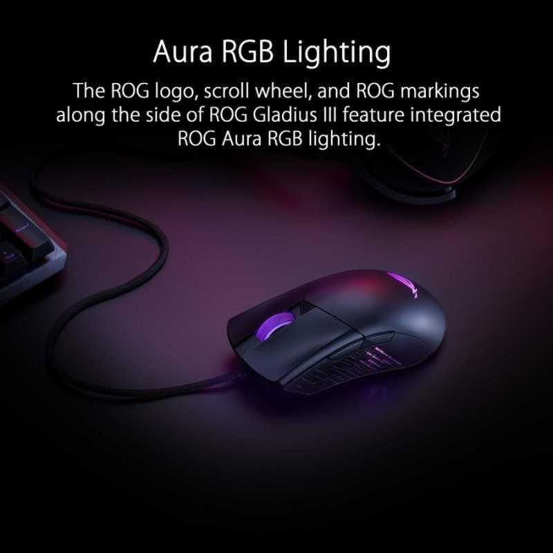 Jual ASUS ROG GLADIUS III | Classic asymmetrical gaming mouse (Originally  Verified Store By PaDi UMKM) | PaDi UMKM