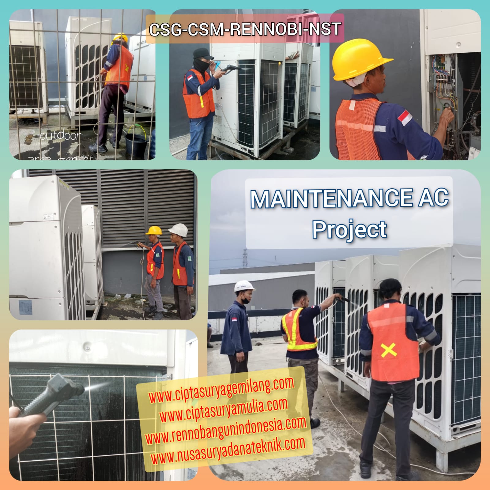 Jual Jasa Maintenance Dan Servis AC Cassette/ Berbagai Macam Jenis AC ...