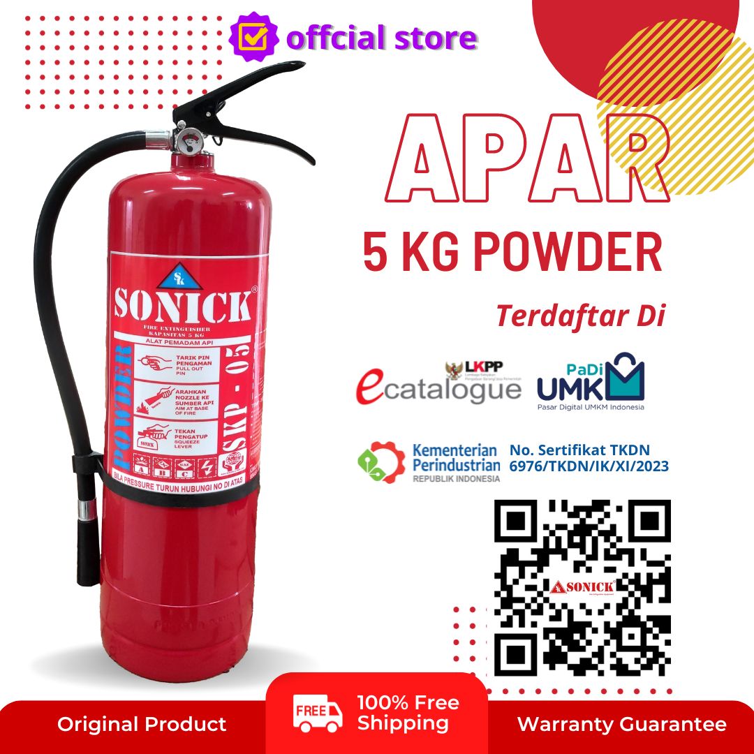 Jual Tabung APAR 5 Kg Powder Alat Pemadam Api | PaDi UMKM