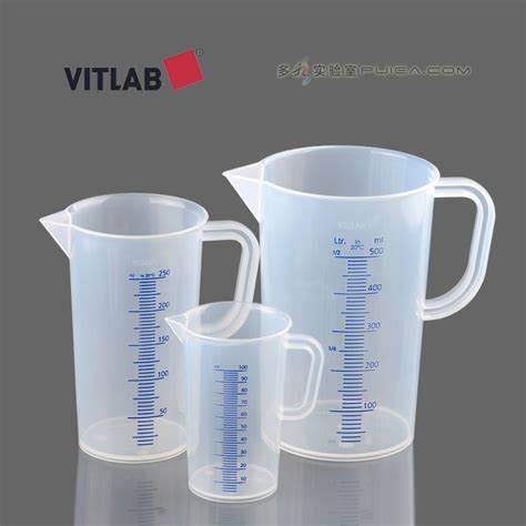 Jual Beaker Plastic 2000ml, PP, With Handle, Highly Transparent With ...