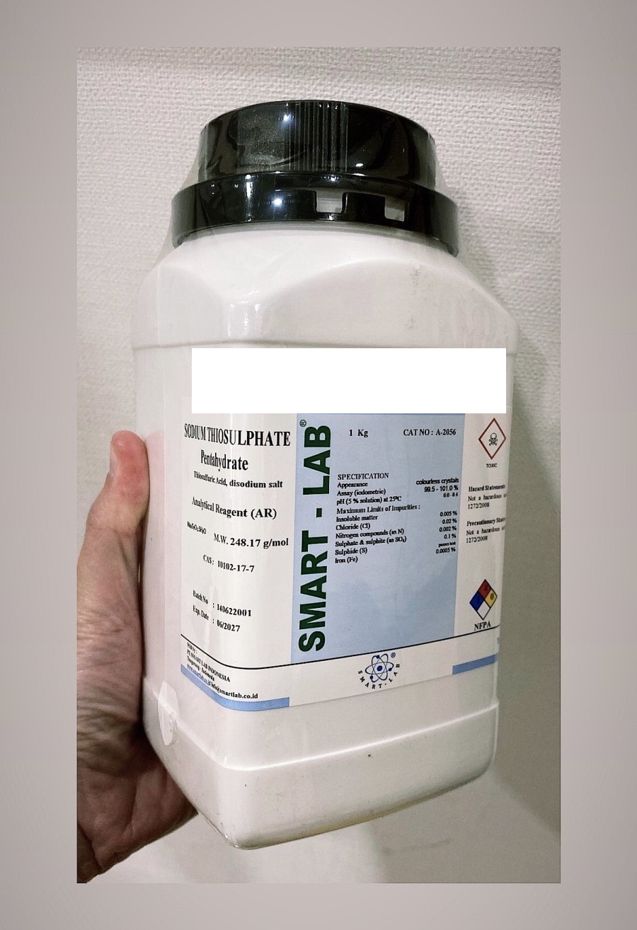 Jual SMARTLAB Sodium Thiosulphate Pentahydrate 1kg / SMART-LAB A-2056