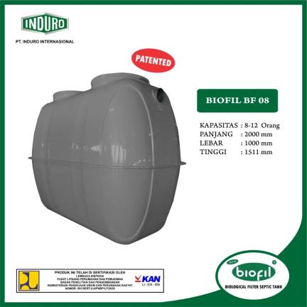 BIOFIL BF 08 (200X100X150) V:3000L KAPASITAS 8-12 ORANG SEPTIC TANK 100% ORI Free OngKir seJakarta 
 