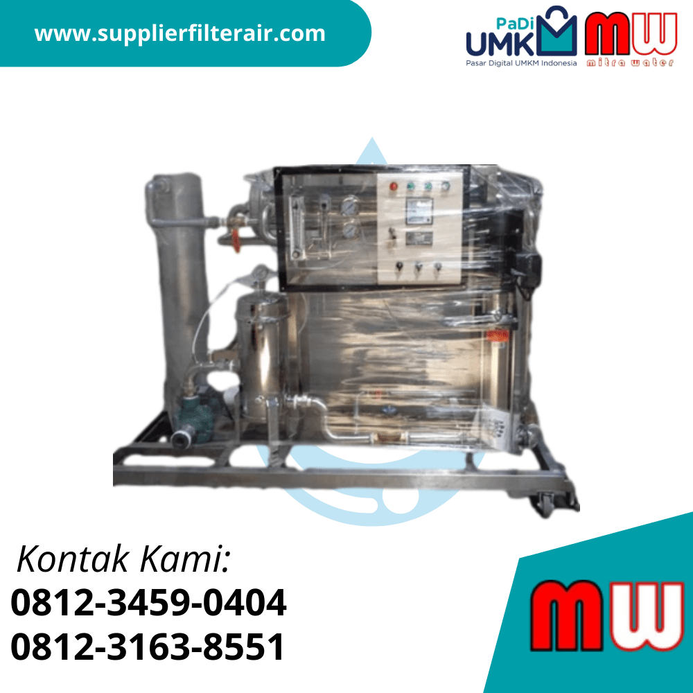 Jual Mesin Filter Air RO Air Payau BWRO Kapasitas 1.000 liter per jam